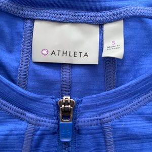Athleta 1/2 Zip Fitted Top NWOT Size S